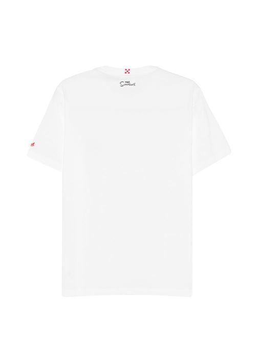 T-shirt uomo MC2 x Simpson bianca MC2 SAINT BARTH | PORTOFINO03549L